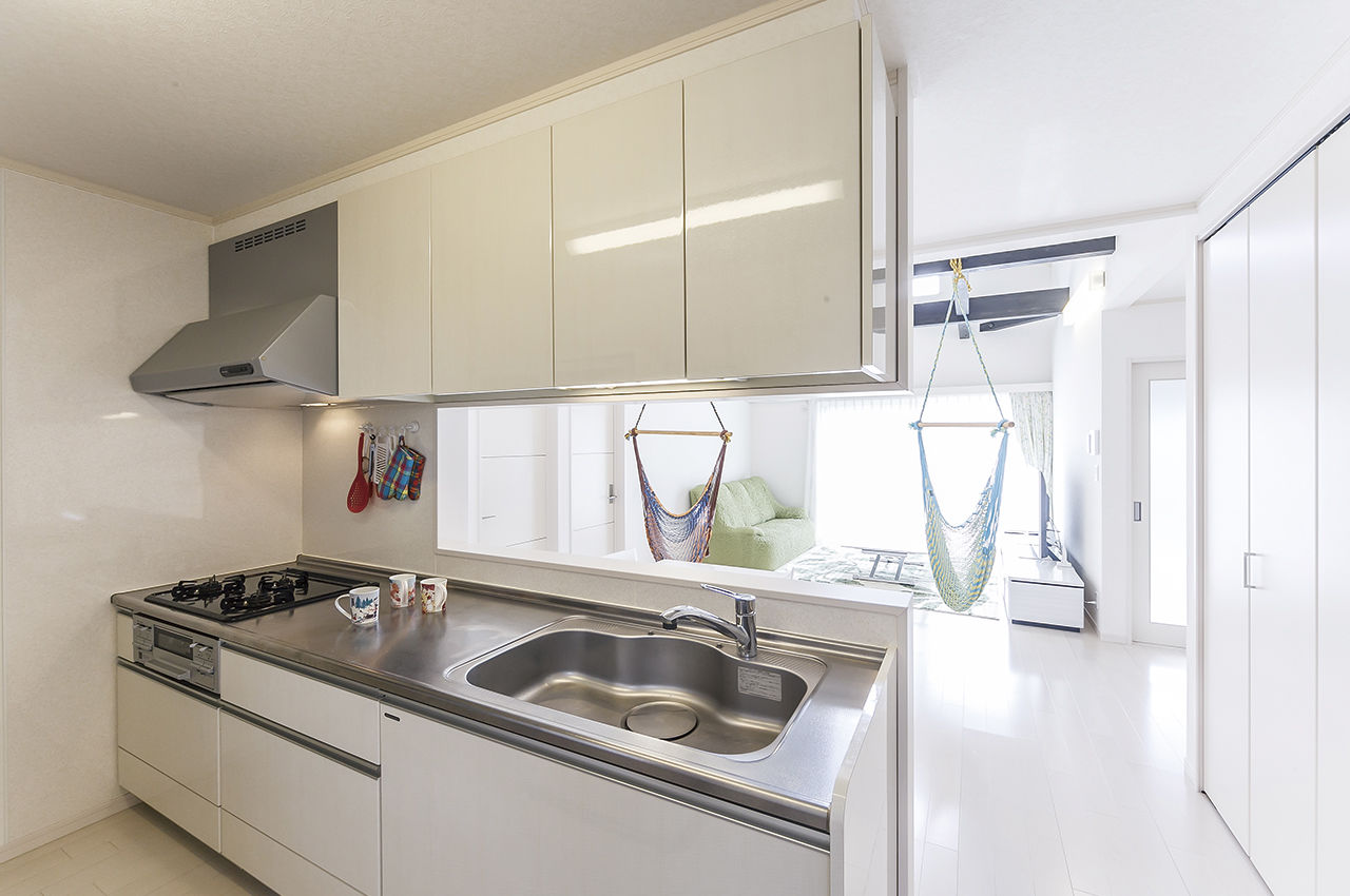 ミラクルホーム 【平屋】明るく開放的なリビングを中心に、各部屋か近く家族の一体感がある平屋の建築実例画像5