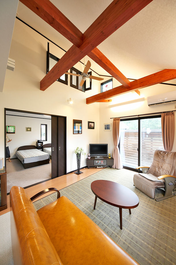 ミラクルホーム 自然や家族を身近に感じる平屋。広いインナーガレージを利用して趣味も満喫【1260万円】の建築実例画像4