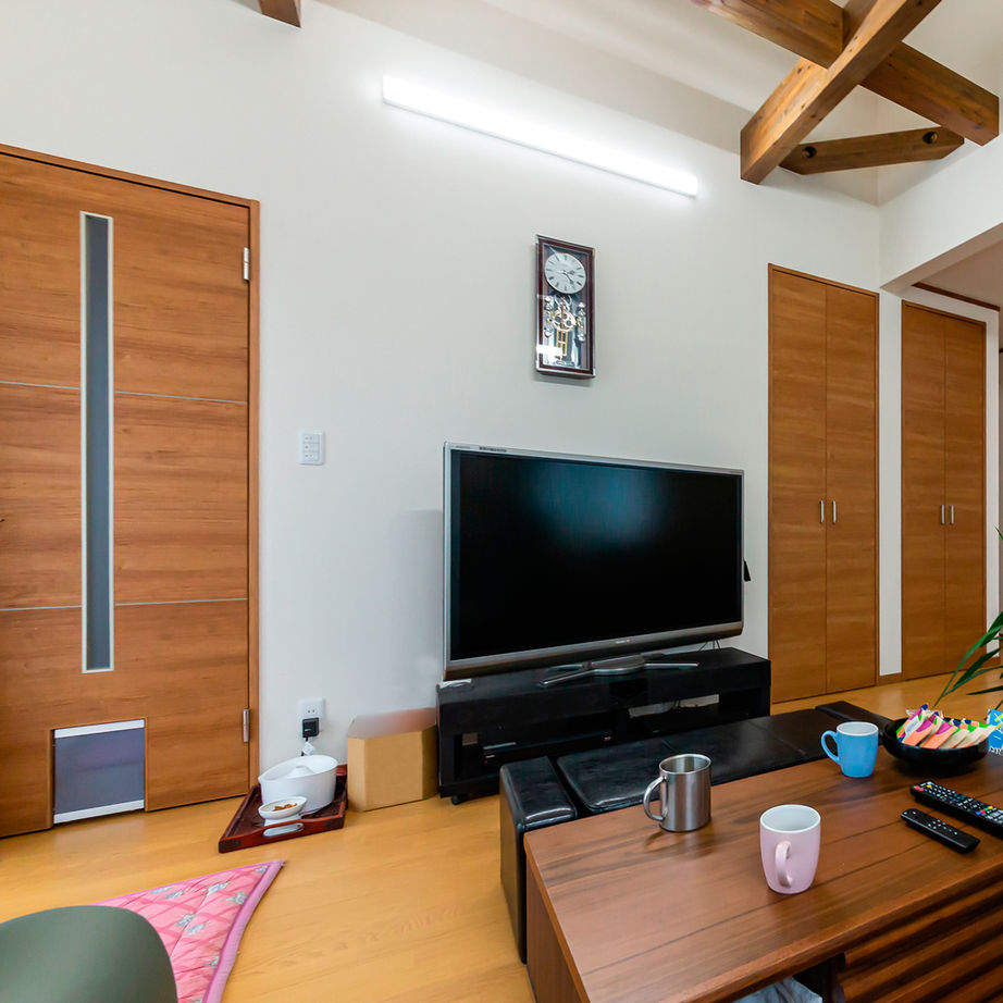 ミラクルホーム 【平屋/バリアフリー/ロフト/間取り図有】スタイリッシュな屋根の外観、隠れ家で好きな物に囲まれて過ごすの建築実例画像6