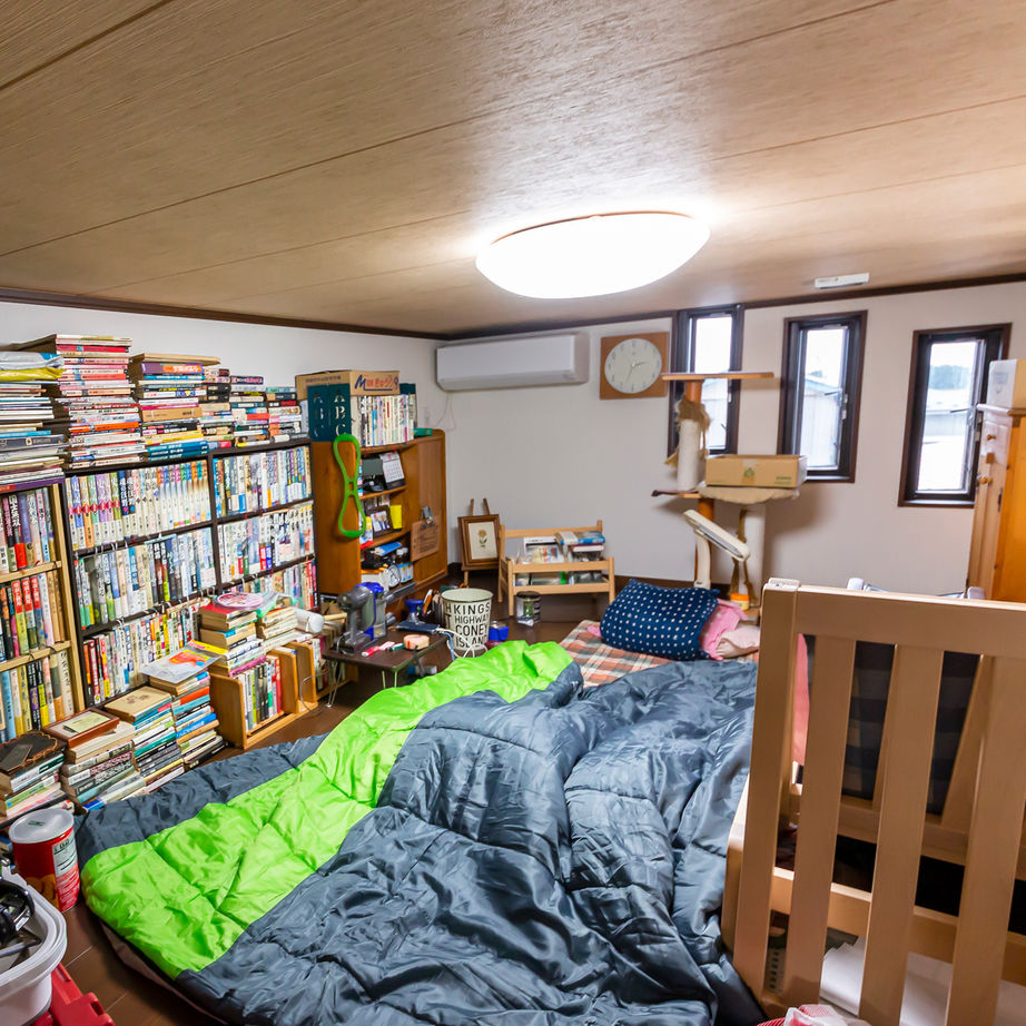 ミラクルホーム 【平屋/バリアフリー/ロフト/間取り図有】スタイリッシュな屋根の外観、隠れ家で好きな物に囲まれて過ごすの建築実例画像9