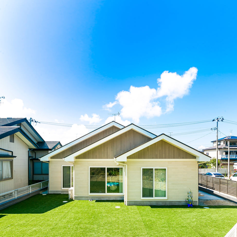 ミラクルホーム 【平屋/バリアフリー/間取り図有】平屋専門会社の経験豊富なアドバイスで、車いすでも暮らしやすい住まいの建築実例画像
