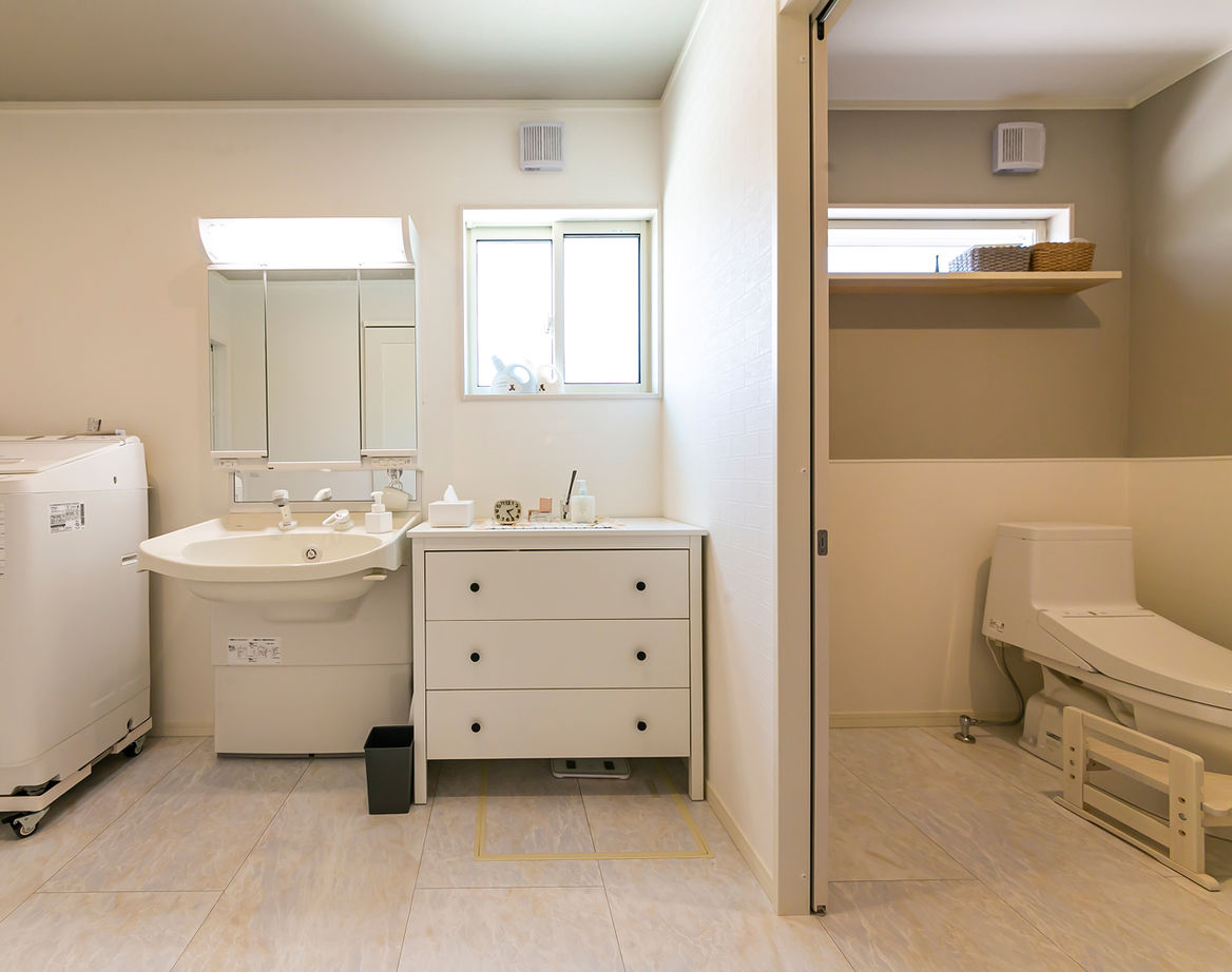 ミラクルホーム 【平屋/バリアフリー/間取り図有】平屋専門会社の経験豊富なアドバイスで、車いすでも暮らしやすい住まいの建築実例画像8