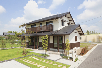 リソーケンセツ 【30坪台/和モダン/薪ストーブ】子どもにも安心な自然素材を使用。風情ある和テイストな家の建築実例画像1