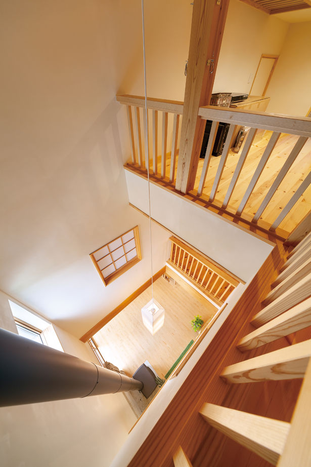 リソーケンセツ 【2000万円台/30坪台/間取り図あり/吹抜け】対面キッチンや広い洗面台で子育てしやすい和モダンな家の建築実例画像8