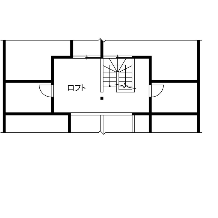 リソーケンセツ 【2000万円台/40坪台/吹き抜け/間取り図】家族も愛猫たちも健やかに暮らせる無添加無垢の家で快適生活の間取り図（5K以上）小屋裏