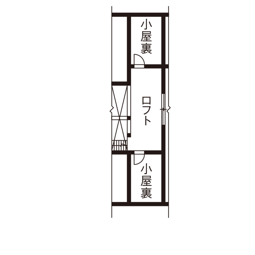 リソーケンセツ 【2000万円台/40坪台/間取り図あり/和風】展示場「無垢乃家」をベースに自然素材の心地よい家の間取り図（3LDK）3階
