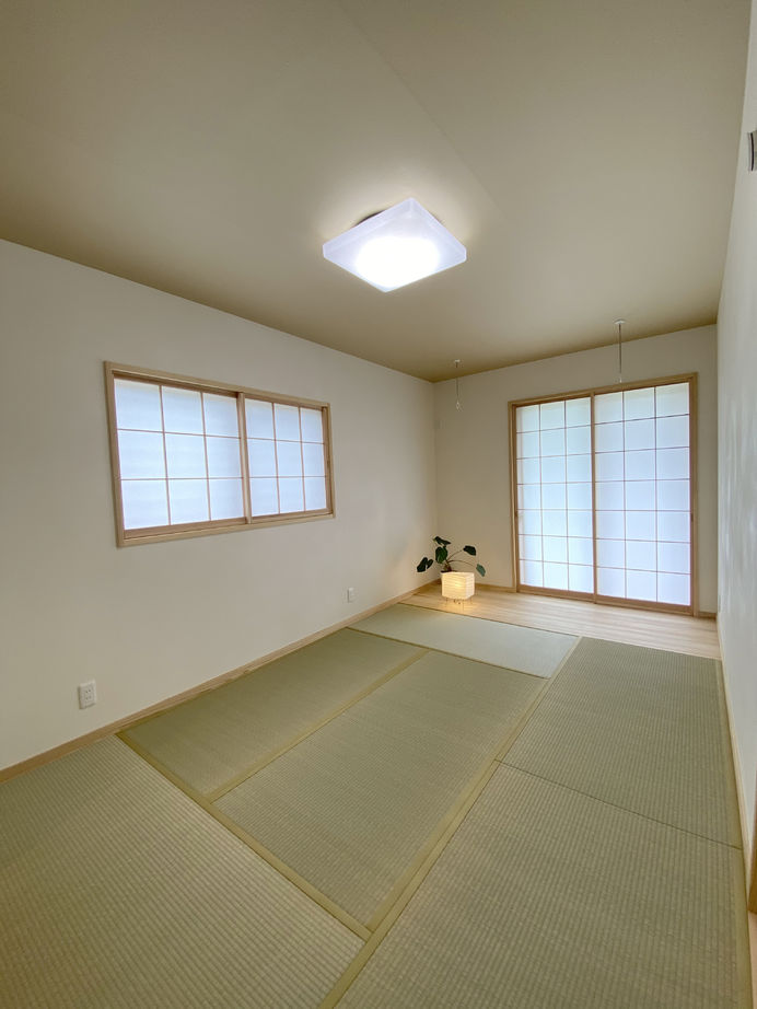 リソーケンセツ 【2000万円台/20坪台/間取り図あり/平屋】勾配天井で開放的なLDK緑豊かな景色が似合う北欧風の家の建築実例画像8