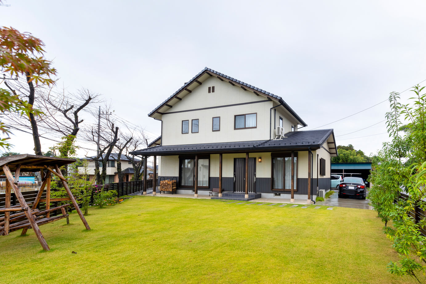 リソーケンセツ 【2000万円台/30坪台/間取り図あり/古民家風】こだわりの自然素材が満喫できる吹き抜けが気持ちいい家の建築実例画像2