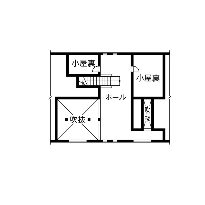 リソーケンセツ 【2000万円台/40坪台/間取り図あり/平屋＋ロフト】吹抜けの大空間に広がる無添加無垢の心地よさの間取り図（3LDK+ロフト）ロフト