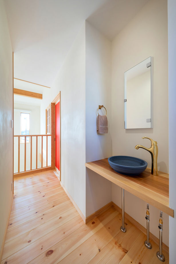 リソーケンセツ 【2000万円台/30坪台/回遊動線/吹き抜け】内・外観のギャップを狙った、デザインセンス溢れる自然素材の家の建築実例画像9