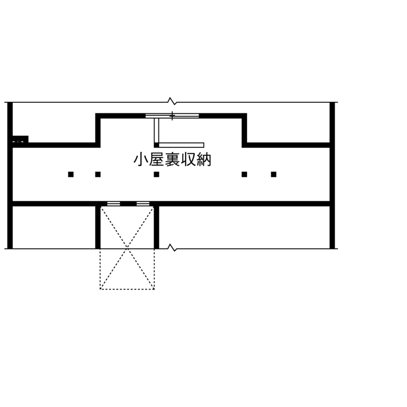 リソーケンセツ 【3000万円台/40坪台/間取り図あり/薪ストーブ】こだわりの自然素材と緩やかな対応力で選んだ家づくりの間取り図（3LDK）小屋裏