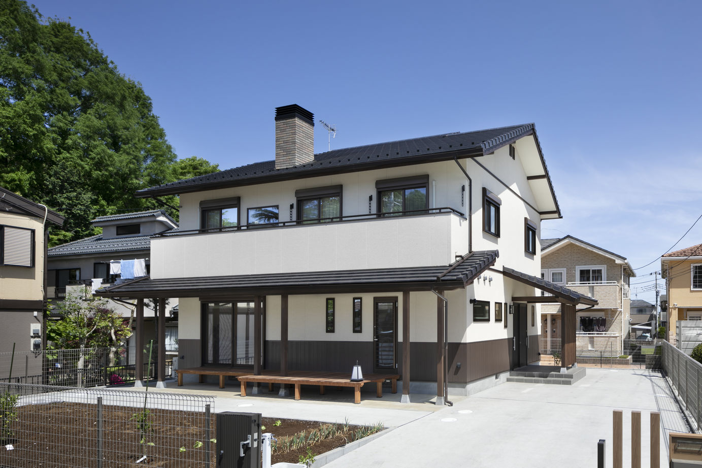 リソーケンセツ 【3000万円台/40坪台/間取り図あり/薪ストーブ】こだわりの自然素材と緩やかな対応力で選んだ家づくりの建築実例画像2