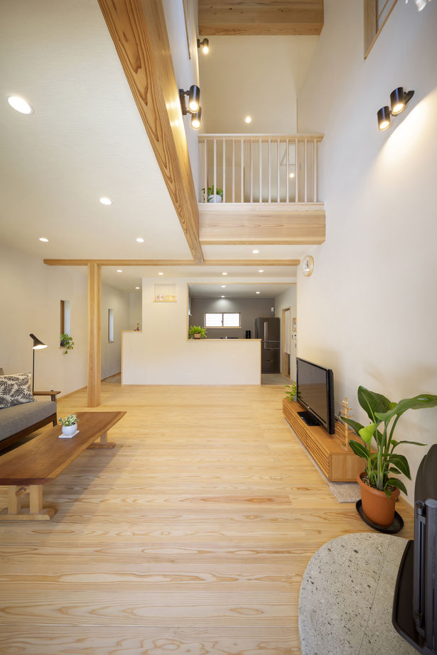 リソーケンセツ 【3000万円台/40坪台/間取り図あり/薪ストーブ】こだわりの自然素材と緩やかな対応力で選んだ家づくりの建築実例画像6