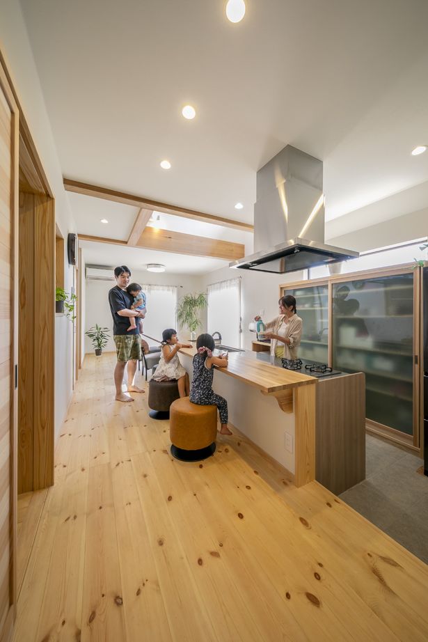 リソーケンセツ 【2000万円台/30坪台/間取り図あり/オープンキッチン】自分たちらしさを大切にした”キッチンが主役”の家の建築実例画像4