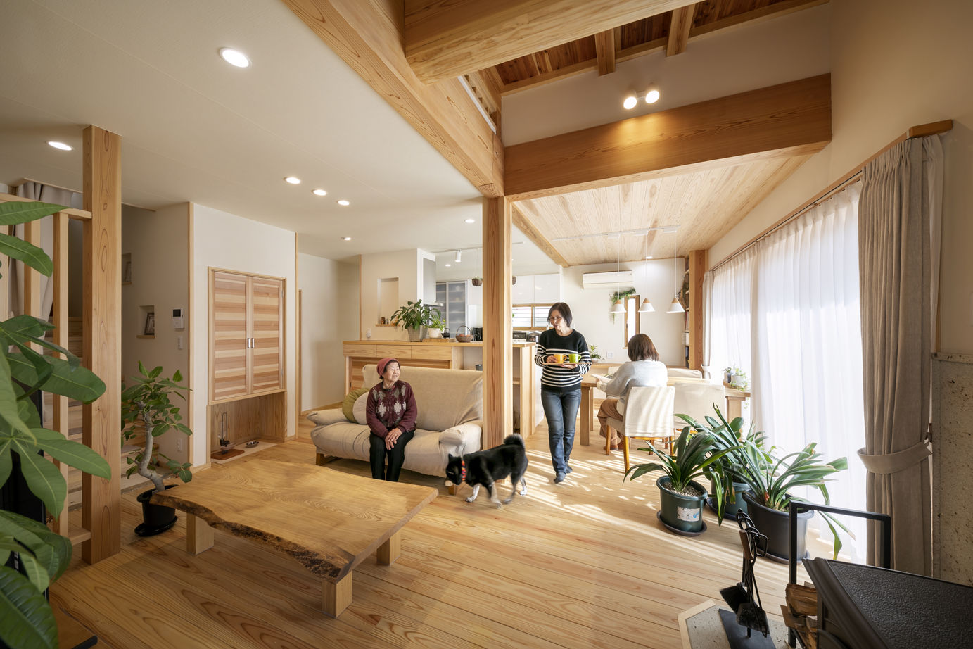 オープンシェルフ3×2 無添加　杉　無塗装 自然素材 オープンシェルフ3×2 無添加杉無塗装 自然素材