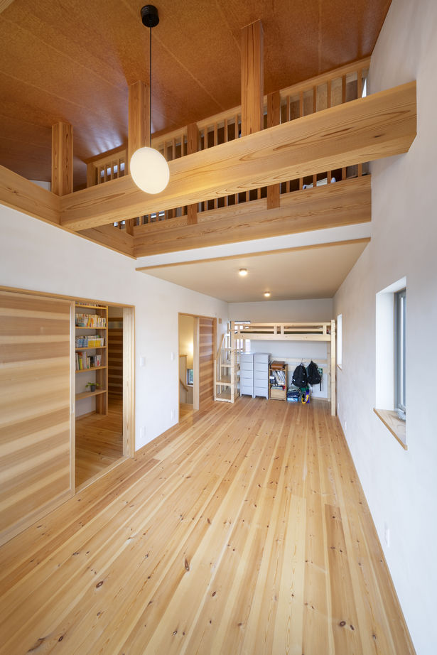 リソーケンセツ 【2000万円台／30坪台／間取り図あり／吹き抜け】無添加無垢の素材で実現した家族の一体感を大切にした家の建築実例画像8