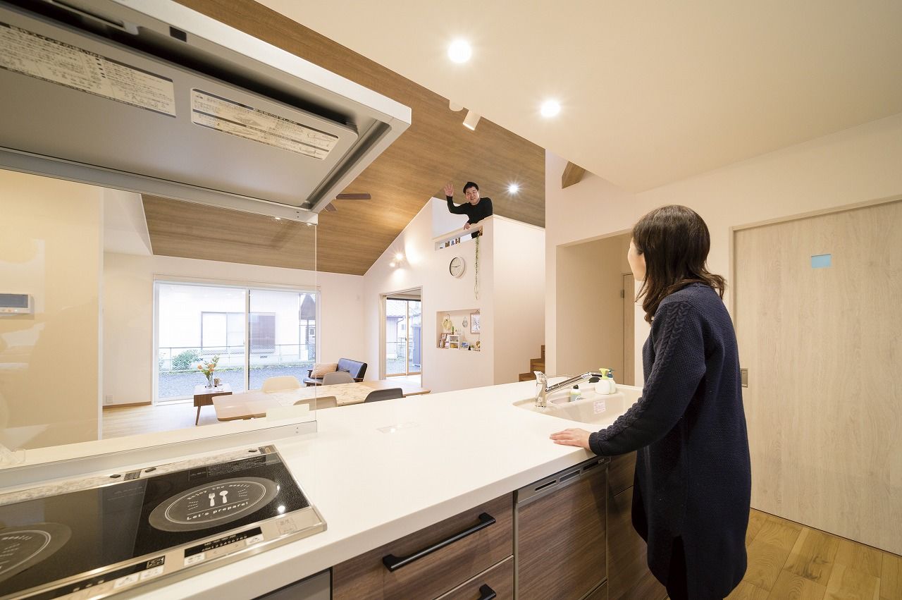 ノーブルホーム 【2000～2500万円／28坪】光と風が心地よい勾配天井、将来を見据えた平屋の住まいの建築実例画像6