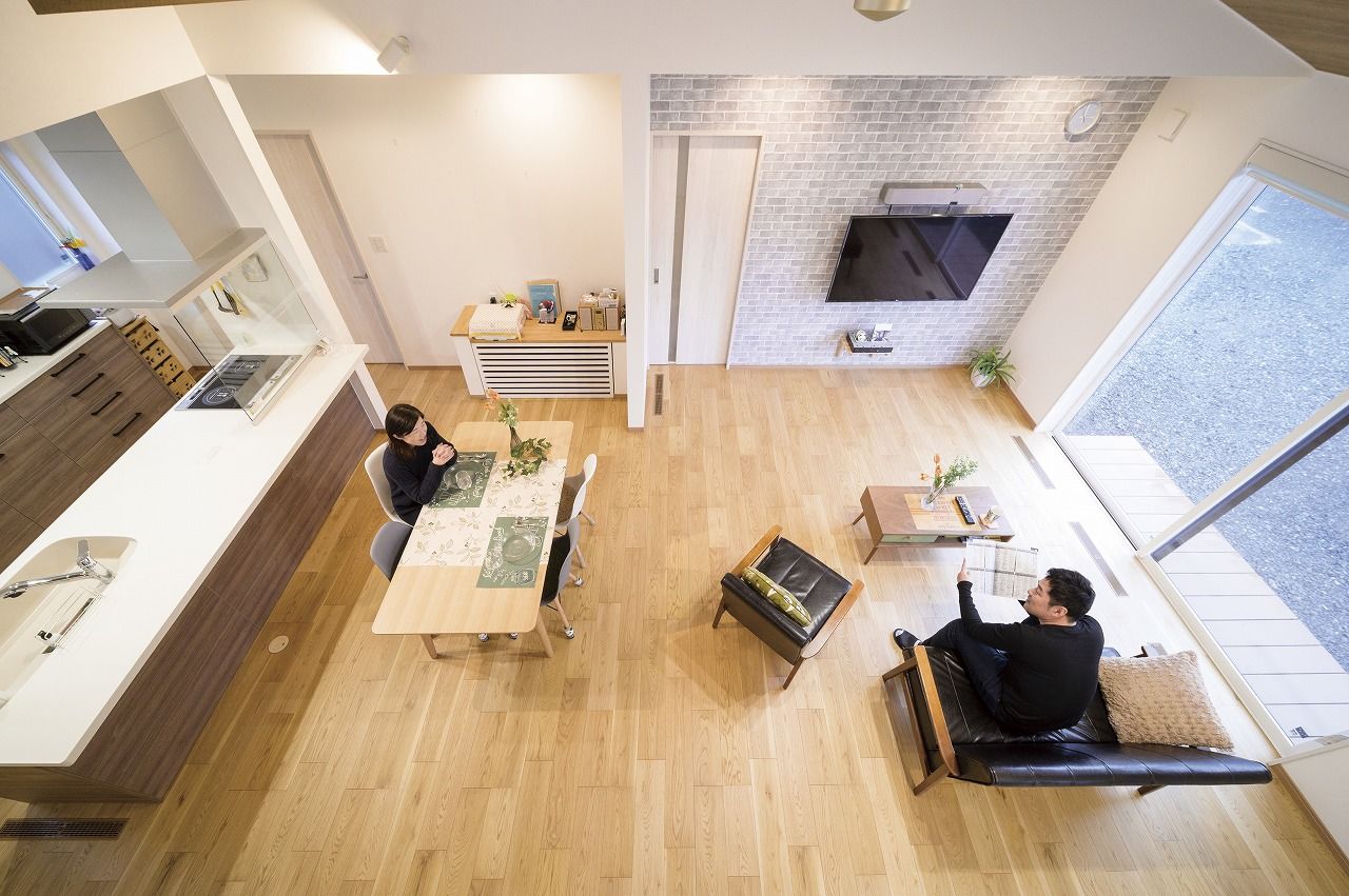 ノーブルホーム 【2000～2500万円／28坪】光と風が心地よい勾配天井、将来を見据えた平屋の住まいの建築実例画像8