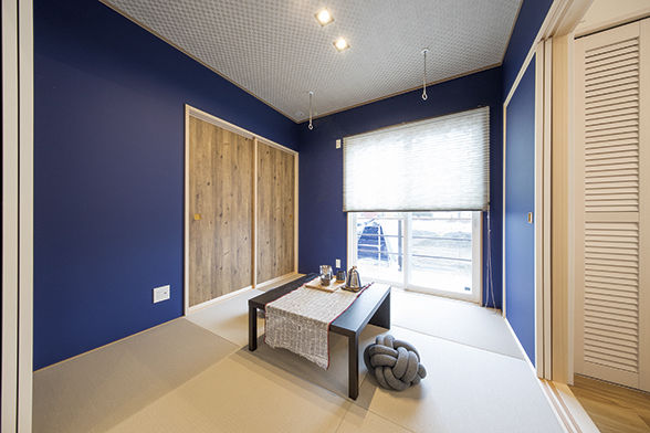 ノーブルホーム 勾配天井の開放感が心地よいカリフォルニアスタイルの家の建築実例画像6