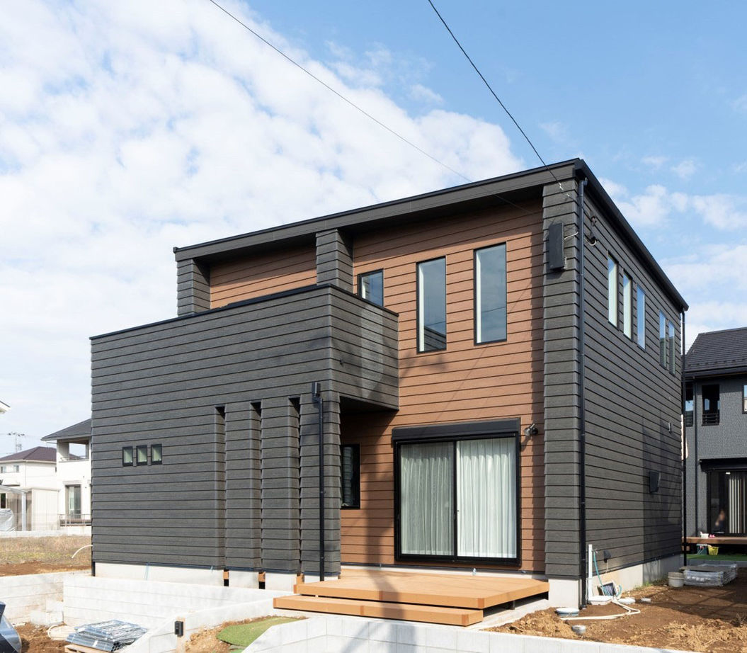 ノーブルホーム アメリカンと北欧が融合！広々ウッディーstyle の住まいの建築実例画像1