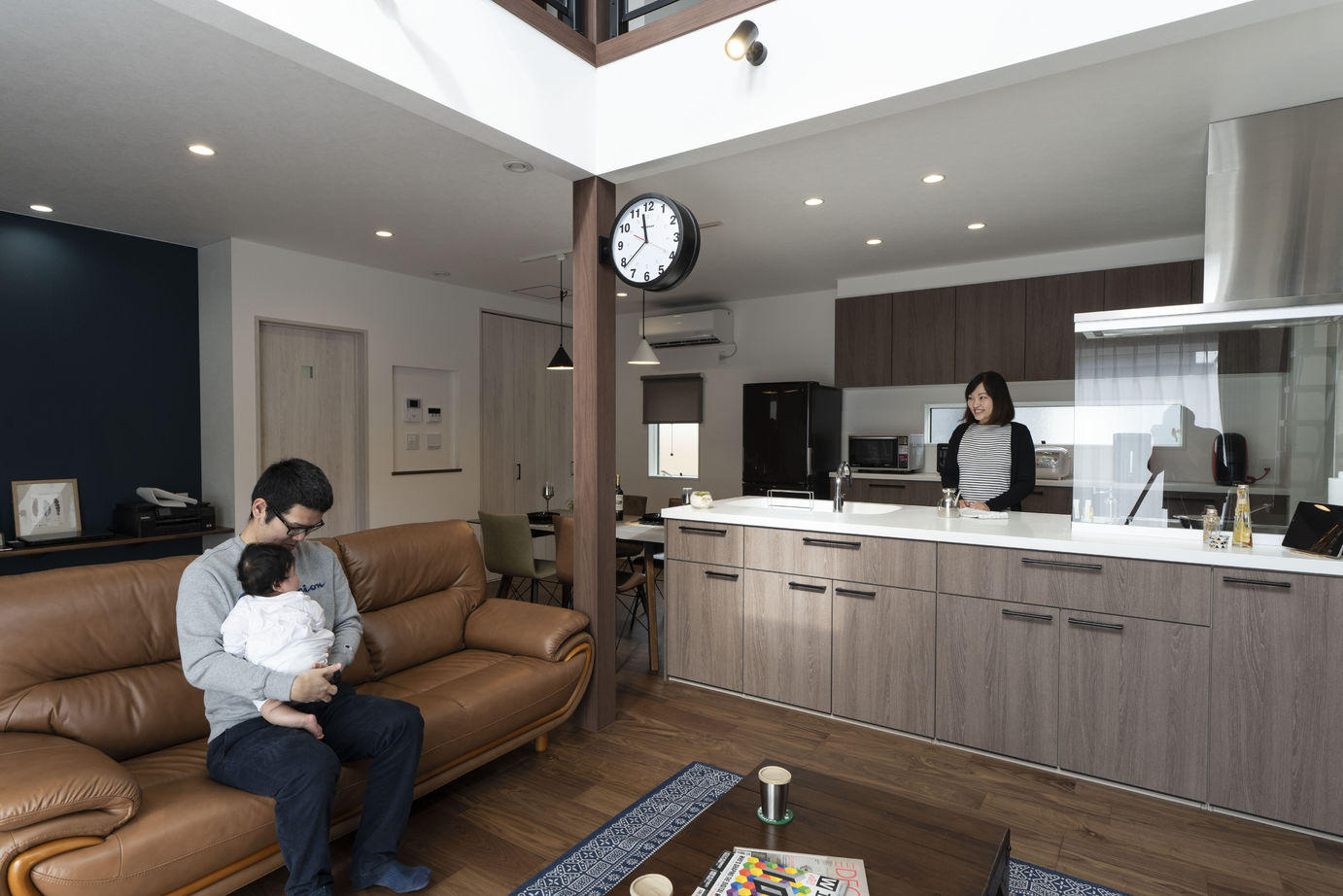 ノーブルホーム アメリカンと北欧が融合！広々ウッディーstyle の住まいの建築実例画像2