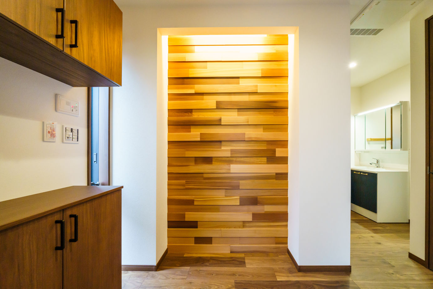 ノーブルホーム ダウンフロア・掘りごたつのある和モダンな住まいの建築実例画像5