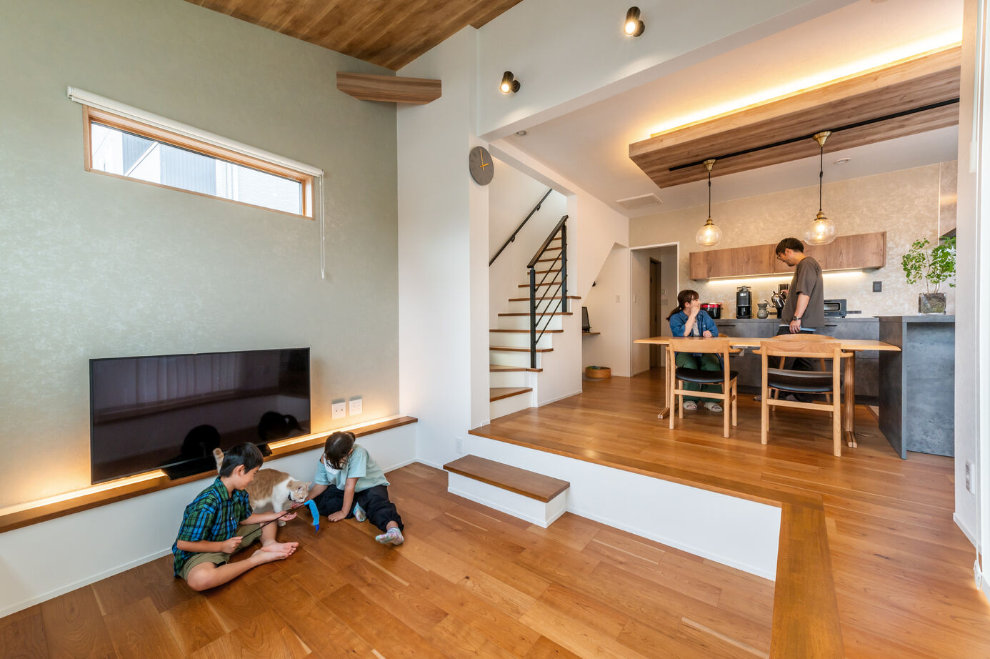 ノーブルホーム 柔軟な提案力で実現。人も猫も快適に過ごす平屋＋αの家の建築実例画像2