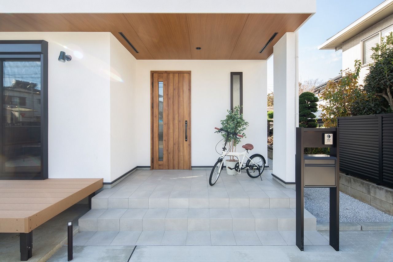 『高気密・高断熱の家』日本住宅ツーバイ 【2000万円台/ウッドデッキ/間取り図】キャットウォークのある吹き抜けリビング愛猫と暮らす片流れ屋根の家の建築実例画像9