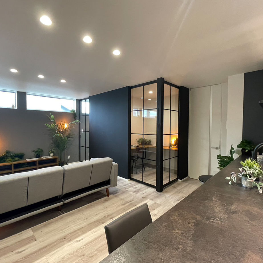 一級建築士事務所　ライフスタイル(LIFE STYLE) 【キャットウォーク/書斎/平屋/】必要な所に最低限のスペースで、26.6坪に5LDKの平屋が実現の建築実例画像5