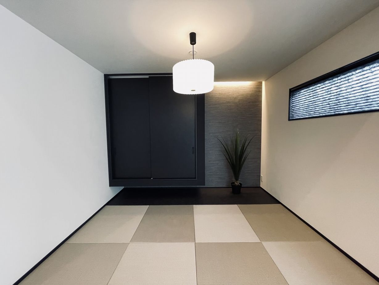 一級建築士事務所　ライフスタイル(LIFE STYLE) 【天井が高い/ホテルライク/29.4坪の平屋】大空間LDKのあるホテルのような平屋の建築実例画像4