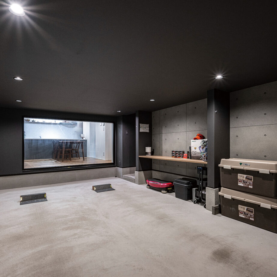 一級建築士事務所　ライフスタイル(LIFE STYLE) 【ガレージ/キャットウォーク/スキップフロア】立体感のあるガレージハウスの建築実例画像8