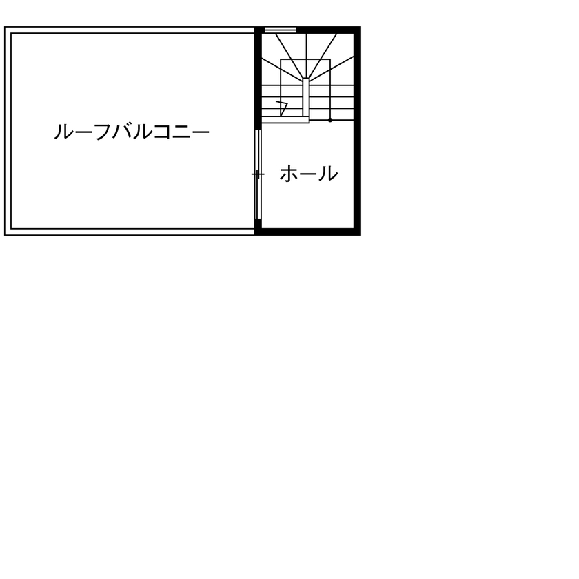 mito HOUSE（美都住販） 【相模原｜3000万円台｜間取り｜屋上｜中庭】家族時間を大切にできる 家事ラク動線が嬉しい3階建ての住まいの間取り図（4LDK）3階