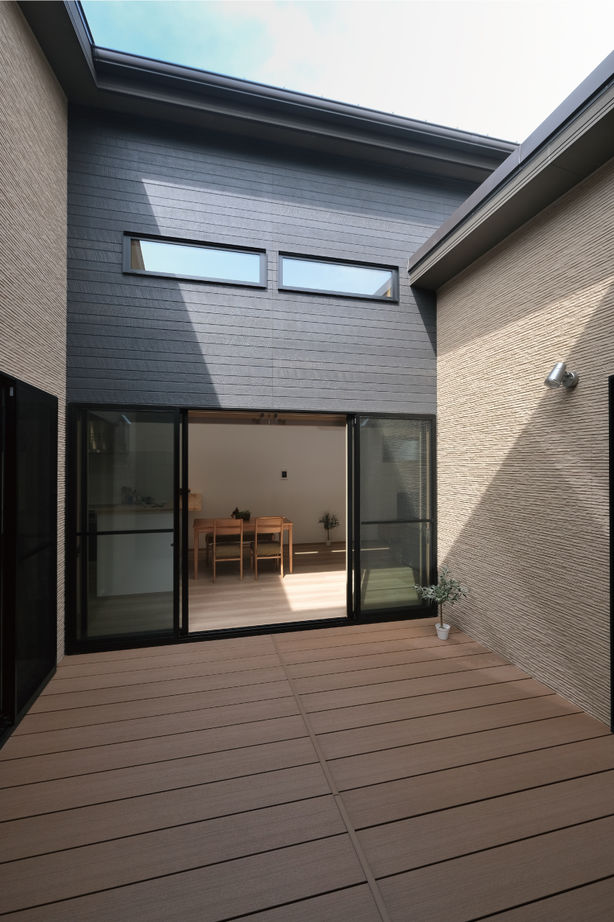 三洋ハウス 【平屋/ロフト/4LDK/姶良市】空間と家族を優しくつなぐ、中庭のある暮らしの建築実例画像3