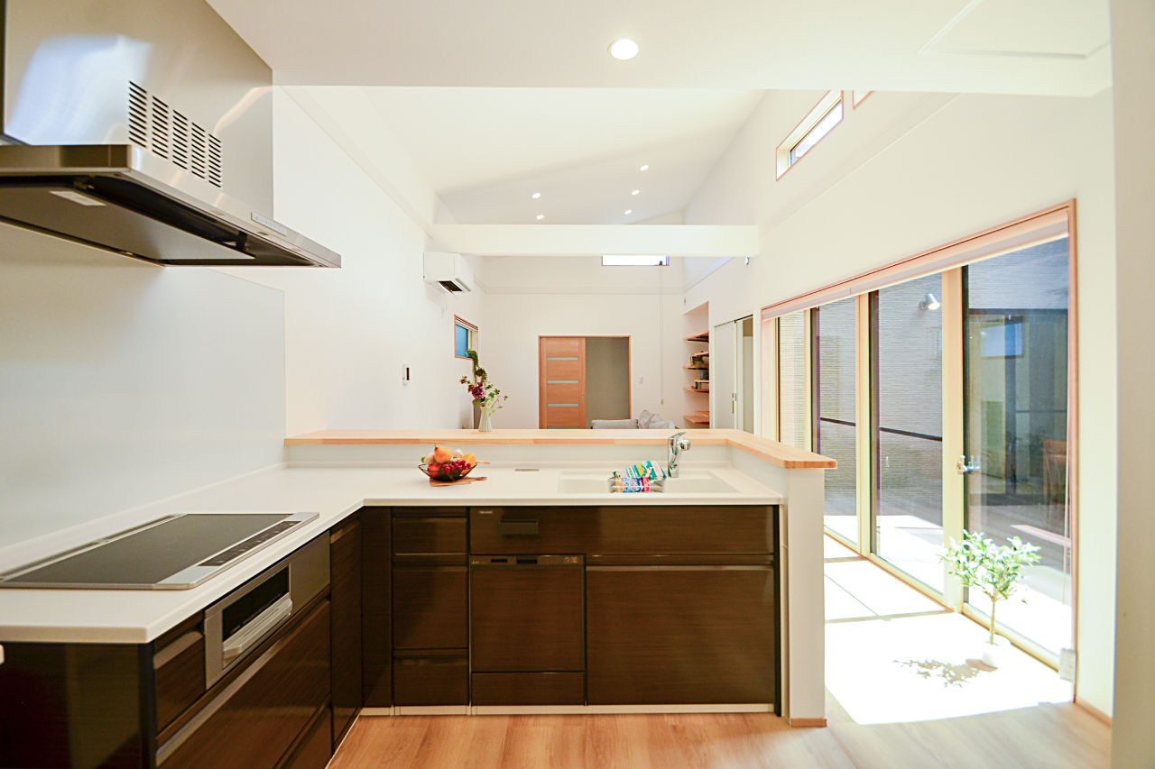 三洋ハウス 【平屋/ロフト/4LDK/姶良市】空間と家族を優しくつなぐ、中庭のある暮らしの建築実例画像4