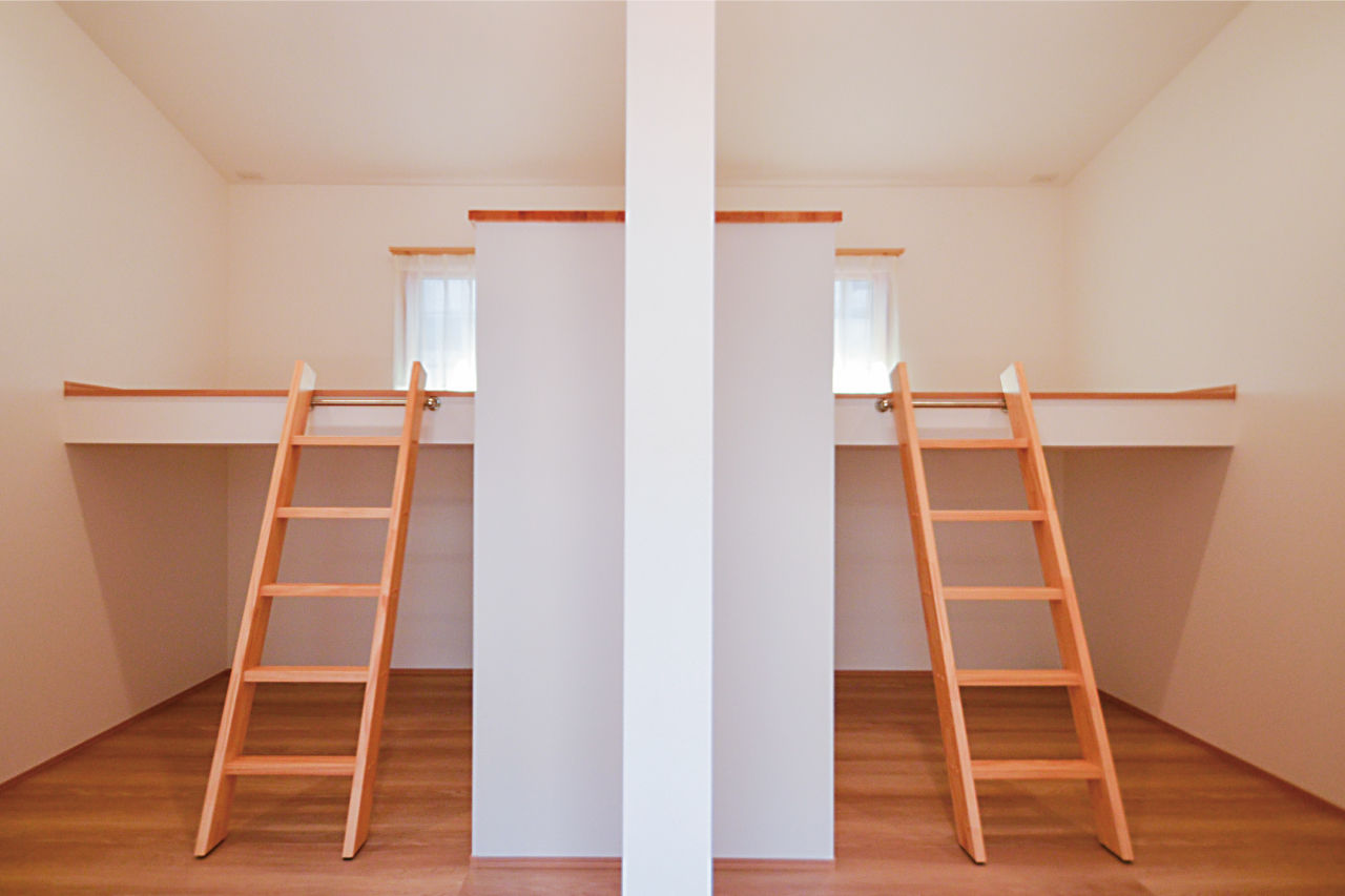 三洋ハウス 【平屋/ロフト/4LDK/姶良市】空間と家族を優しくつなぐ、中庭のある暮らしの建築実例画像6