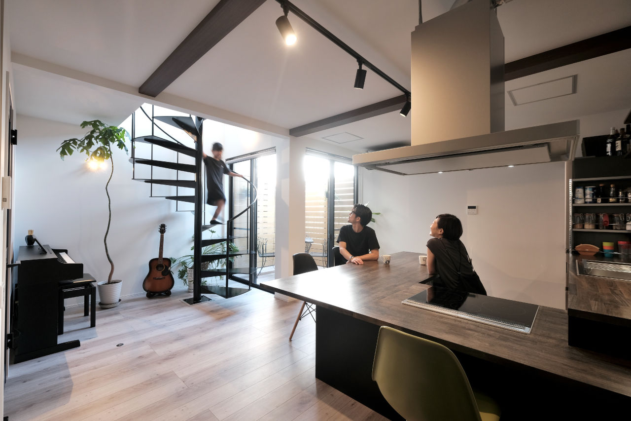 三洋ハウス 【2階建て/3LDK/鹿児島市】自分たちらしい毎日がかなう、マチナカのコンパクトハウスの建築実例画像2