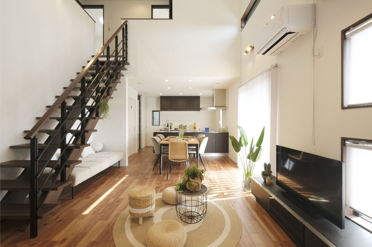 三洋ハウス 【2階建て/4LDK/長期優良住宅/鹿児島市】優れた性能とデザイン性を備えた強くて美しい住まいの建築実例画像2