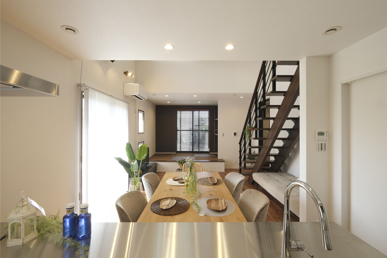 三洋ハウス 【2階建て/4LDK/長期優良住宅/鹿児島市】優れた性能とデザイン性を備えた強くて美しい住まいの建築実例画像3