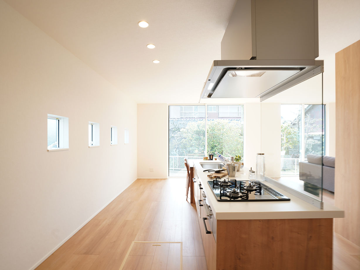 トスコ 【20坪台のコンパクトな平屋/3LDK/理想の間取り】家族の絆もプライバシーも大切にした、迫力のある平屋の建築実例画像2