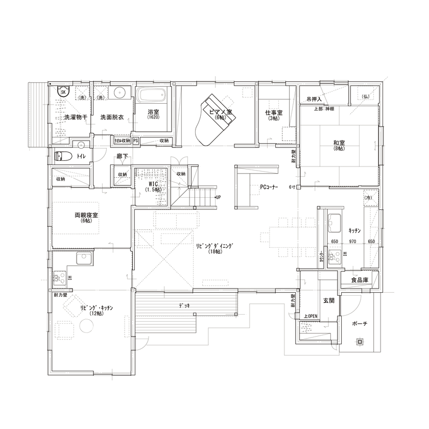 SUUMO】 【4200万円/ハイグレード住宅/間取り図有】要望を隅々取り入れたOMソーラーのあるエコで快適な二世帯住宅 - サイト工業 はぐくみの木の家(宮城・福島）  の建築実例詳細 | 注文住宅