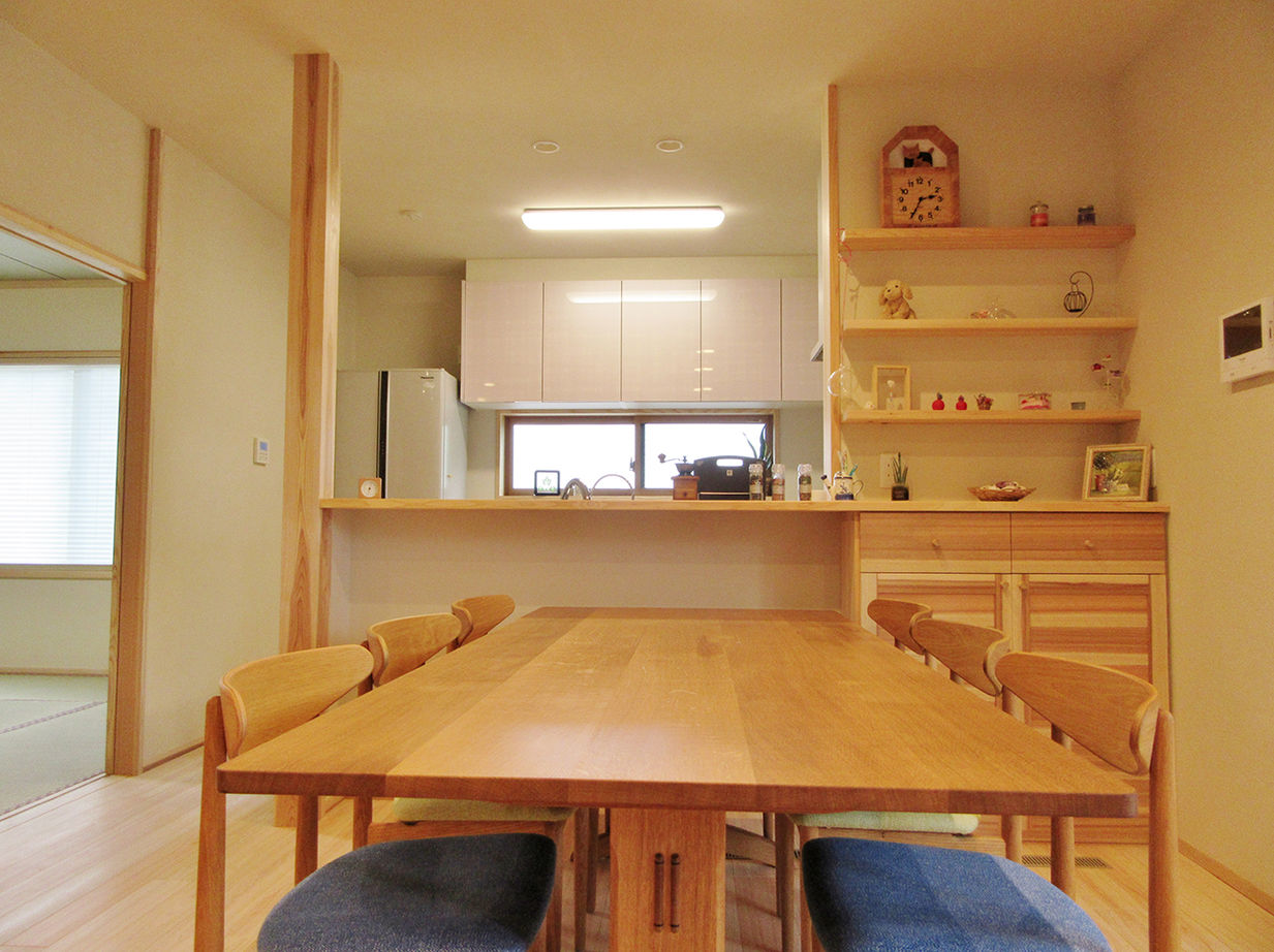 サイト工業　はぐくみの木の家(宮城・福島） 【4200万円/ハイグレード住宅/間取り図有】要望を隅々取り入れたOMソーラーのあるエコで快適な二世帯住宅の建築実例画像7