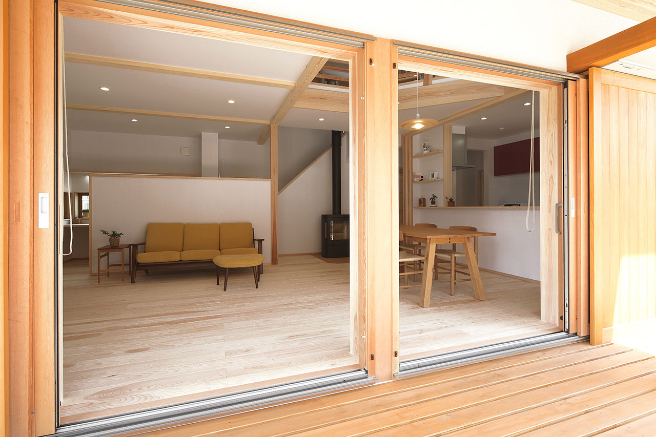 サイト工業　はぐくみの木の家(宮城・福島） 【2100万円/間取り図有】一年中快適で暖かくて、家族の絆もはぐくむ「薪ストーブ」の家の建築実例画像3