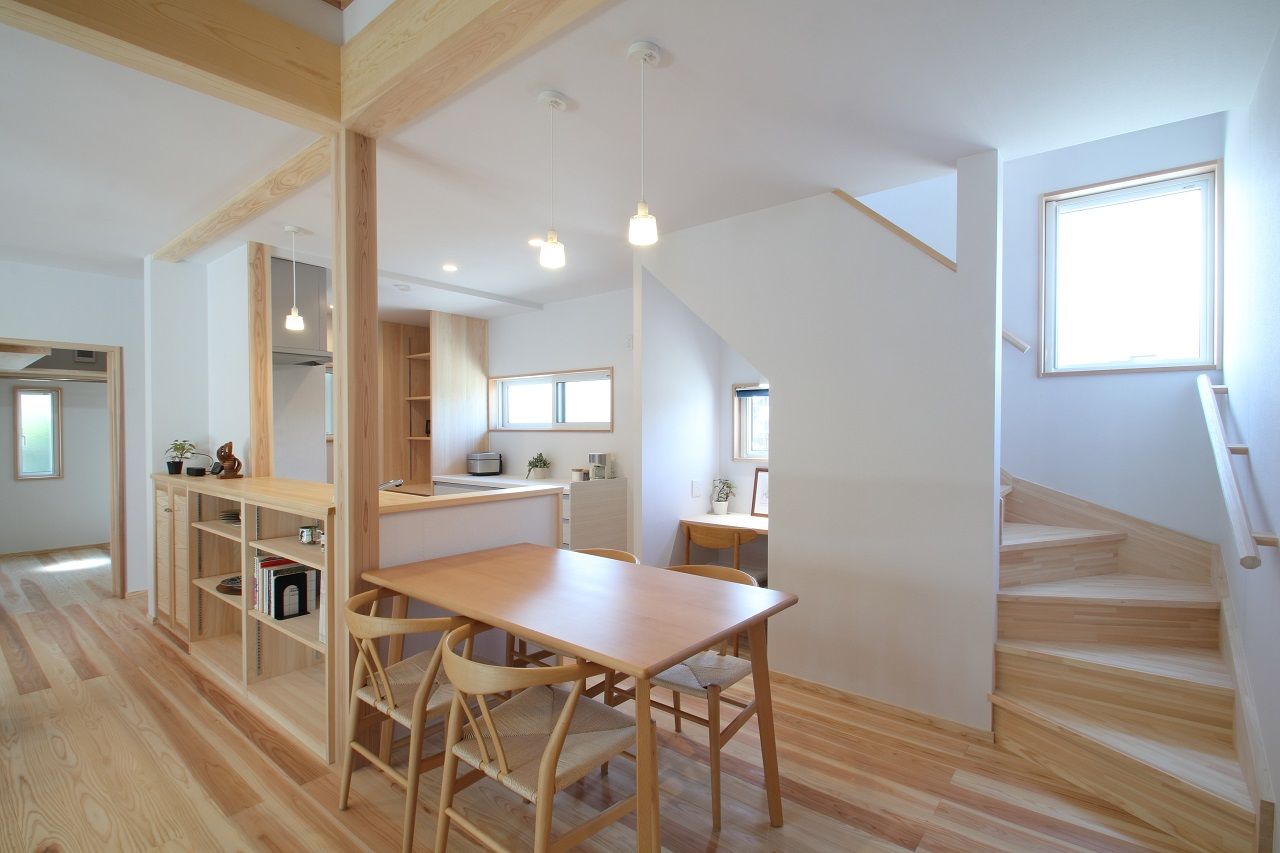 サイト工業　はぐくみの木の家(宮城・福島） 【3500万円/間取り図有】お風呂以外の住宅設備を親世帯と子世帯それぞれに設けた2世帯住宅の住まいの建築実例画像3