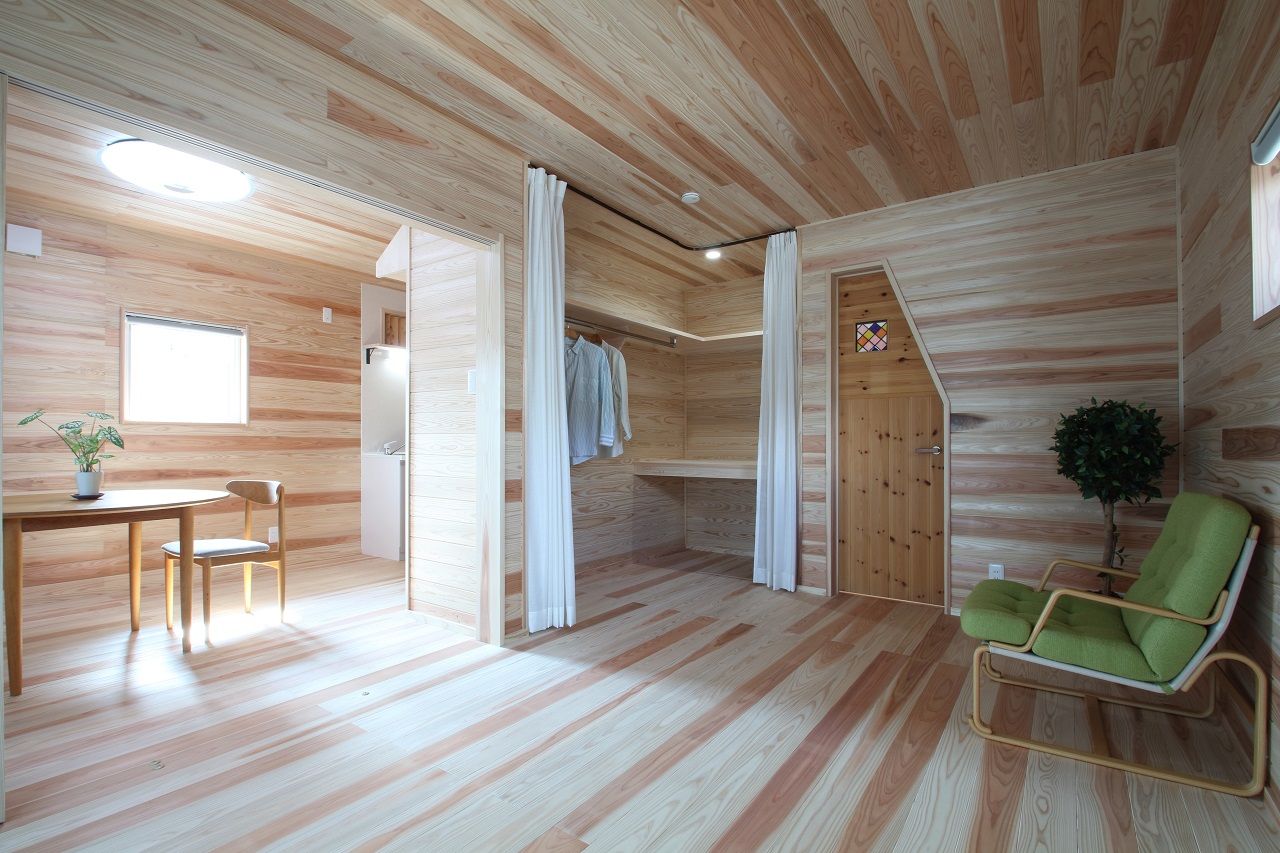 サイト工業　はぐくみの木の家(宮城・福島） 【3500万円/間取り図有】お風呂以外の住宅設備を親世帯と子世帯それぞれに設けた2世帯住宅の住まいの建築実例画像4