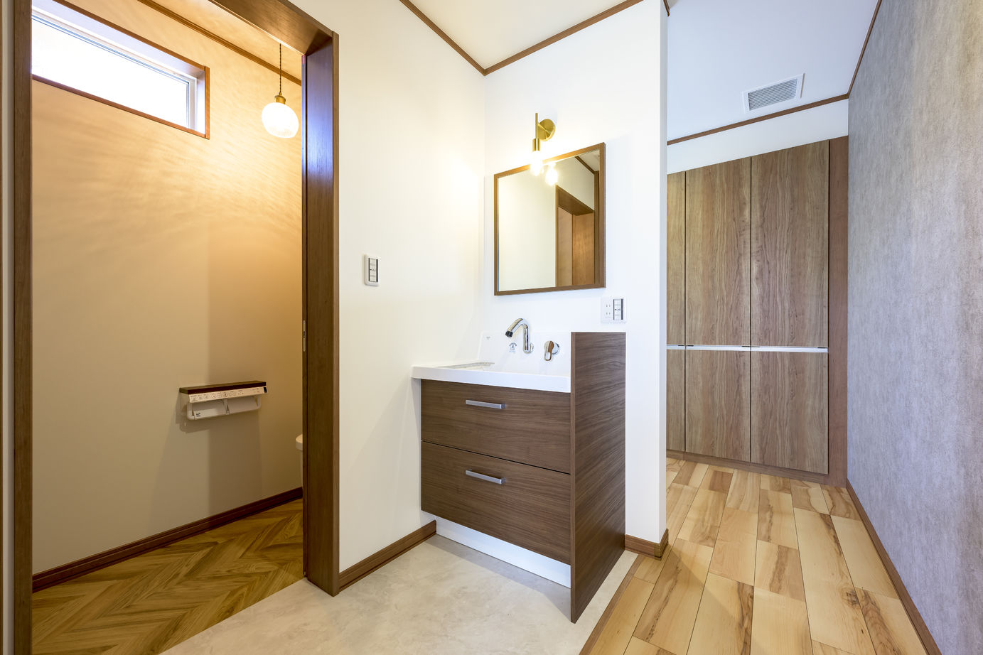 エースホーム太田店（白石建設） 【太田市/3542万円/37.0坪】全館空調と制震SW工法を採用した外観にこだわった平屋の住まいの建築実例画像3