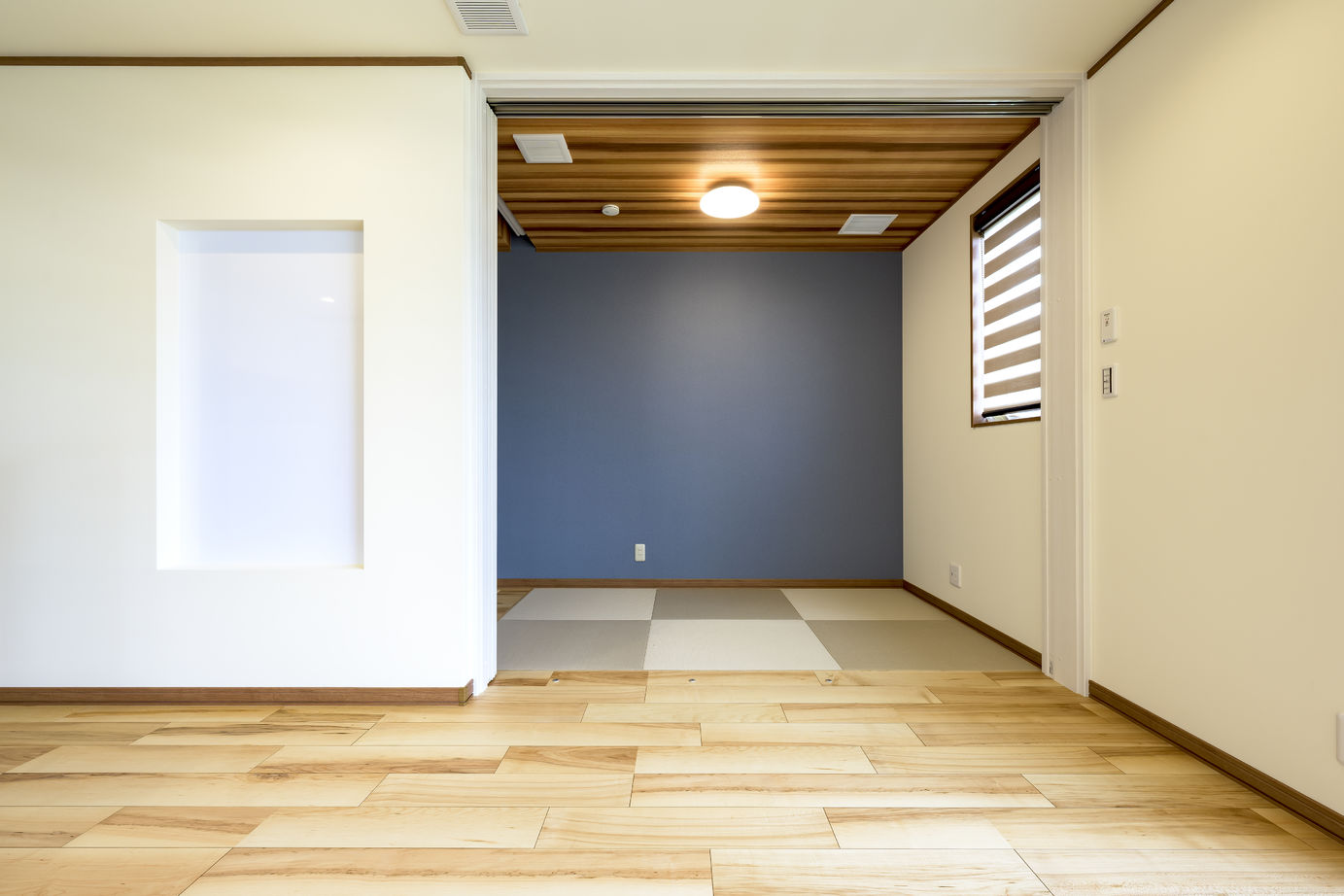 エースホーム太田店（白石建設） 【太田市/3542万円/37.0坪】全館空調と制震SW工法を採用した外観にこだわった平屋の住まいの建築実例画像5