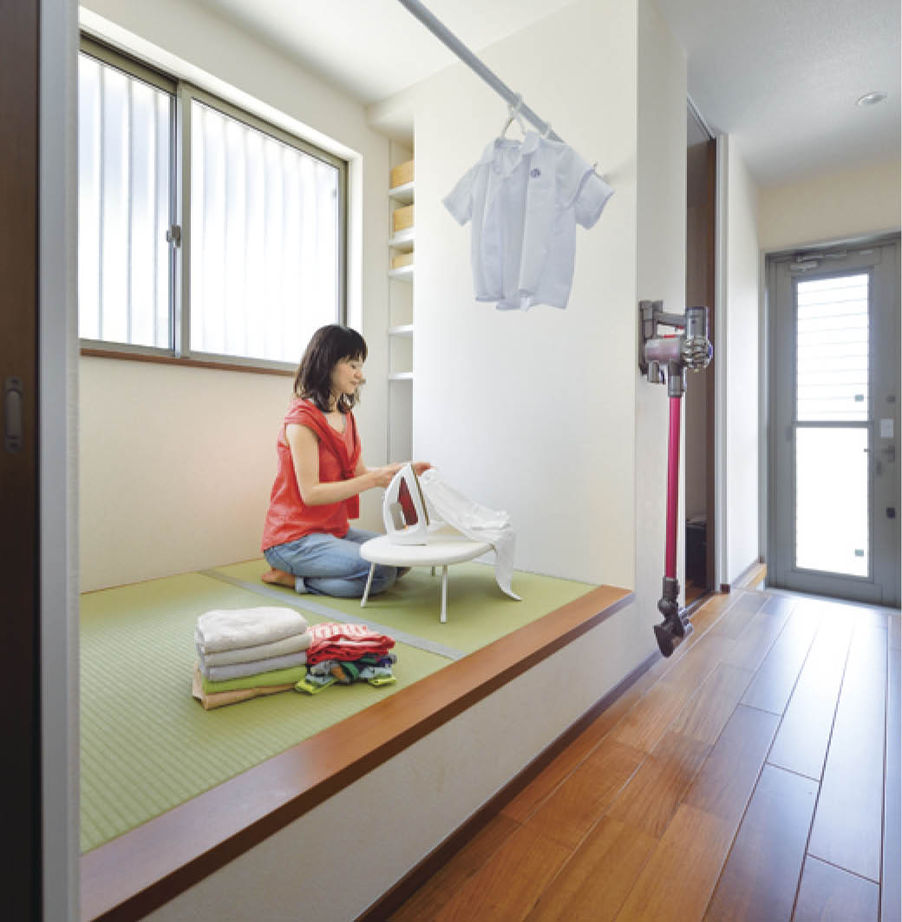 住友林業 【間取り図有/テラス】家の内も外も子どもたちの遊び場　大空間・大開口でのびのび快適にの建築実例画像4