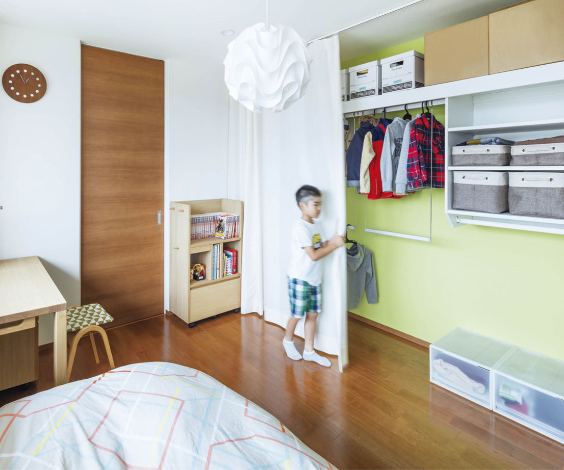 住友林業 【40坪台/間取り図有/収納】収納の工夫で家族全員が片付け上手　仕事で忙しい夫人の家事も楽にの建築実例画像6