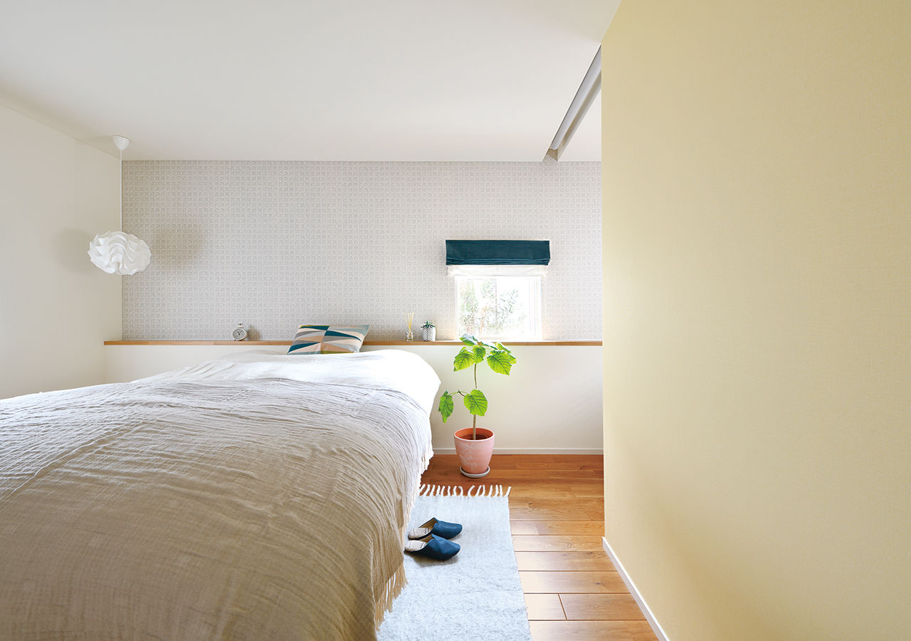 住友林業 【約40坪/間取り図有/2階リビング】プライバシーを守りながら叶えた大開口から空を眺める2階リビングの建築実例画像6