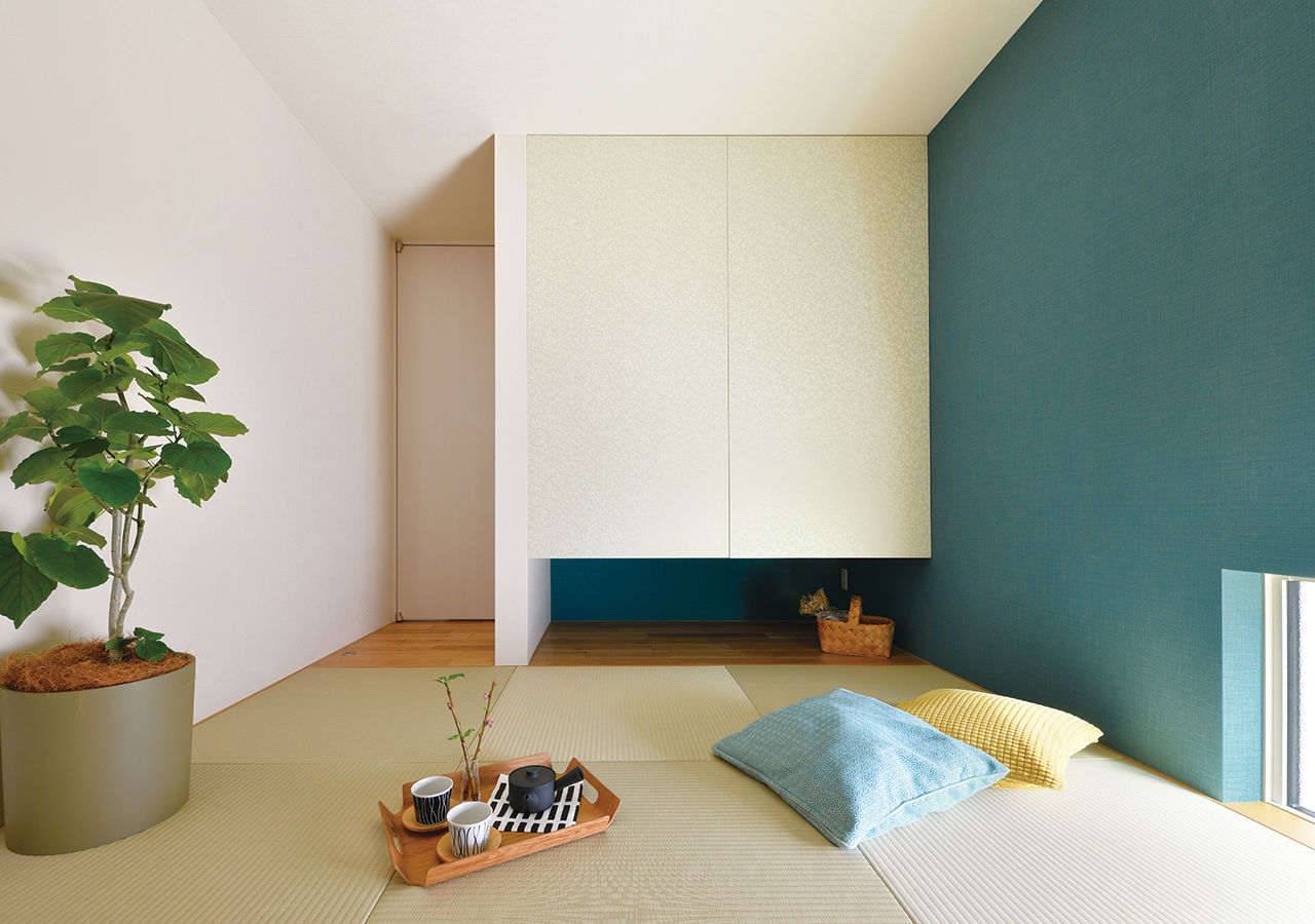 住友林業 【約40坪/間取り図有/2階リビング】プライバシーを守りながら叶えた大開口から空を眺める2階リビングの建築実例画像7